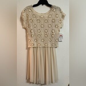 Jodi Kristopher Cream Dress